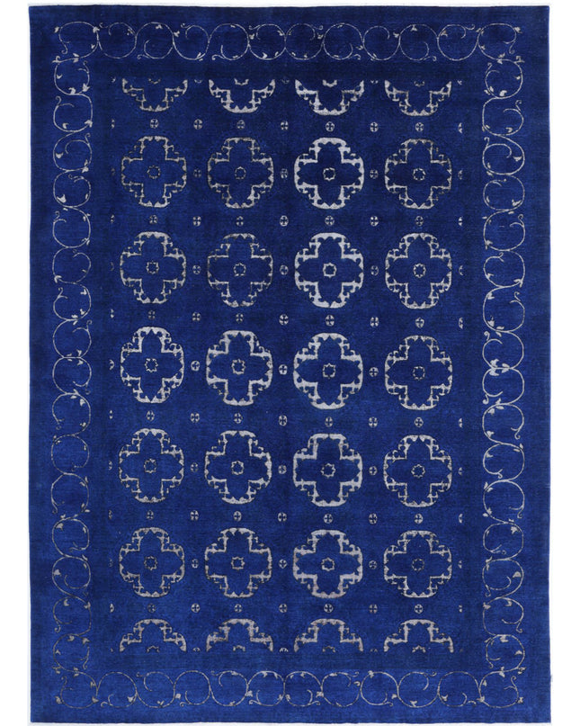 Onyx 9' 8" X 13' 9" Hand Knotted Wool Rug 9' 8" X 13' 9" (295 X 419) / Blue / Wool