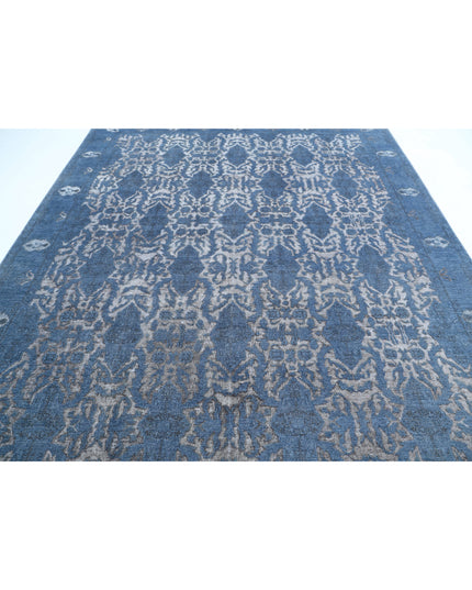 Onyx 8' 10" X 11' 4" Hand Knotted Wool Rug 8' 10" X 11' 4" (269 X 345) / Blue / Wool
