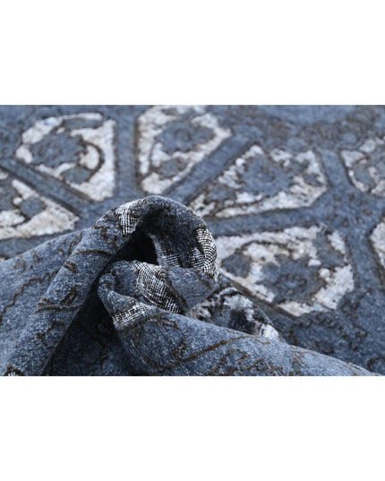 Onyx 8' 7" X 11' 11" Hand Knotted Wool Rug 8' 7" X 11' 11" (262 X 363) / Grey / Wool