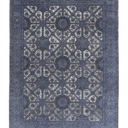 Onyx 8' 7" X 11' 11" Hand Knotted Wool Rug 8' 7" X 11' 11" (262 X 363) / Grey / Wool