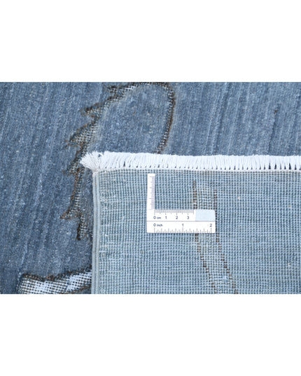 Onyx 8' 7" X 11' 9" Hand Knotted Wool Rug 8' 7" X 11' 9" (262 X 358) / Grey / Wool