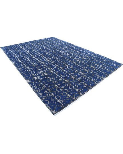 Onyx 8' 6" X 11' 8" Hand Knotted Wool Rug 8' 6" X 11' 8" (259 X 356) / Blue / Wool
