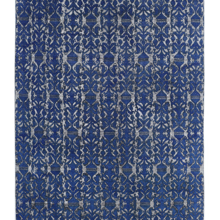 Onyx 8' 6" X 11' 8" Hand Knotted Wool Rug 8' 6" X 11' 8" (259 X 356) / Blue / Wool