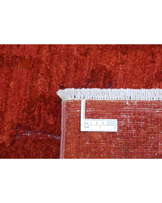 Onyx 9' 8" X 13' 5" Hand Knotted Wool Rug 9' 8" X 13' 5" (295 X 409) / Red / Wool