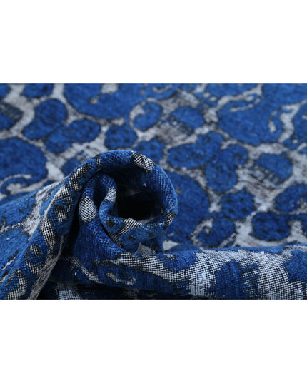 Onyx 8' 7" X 11' 6" Hand Knotted Wool Rug 8' 7" X 11' 6" (262 X 351) / Blue / Wool