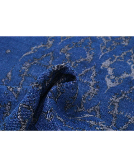 Onyx 3' 10" X 12' 7" Hand Knotted Wool Rug 3' 10" X 12' 7" (117 X 383) / Blue / Wool