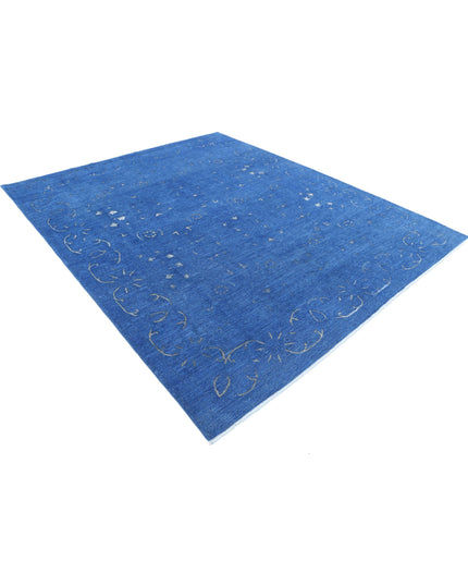 Onyx 8' 0" X 9' 7" Hand Knotted Wool Rug 8' 0" X 9' 7" (244 X 292) / Blue / Wool