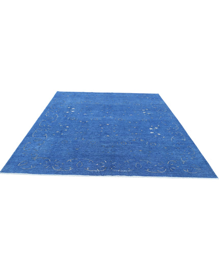 Onyx 8' 0" X 9' 7" Hand Knotted Wool Rug 8' 0" X 9' 7" (244 X 292) / Blue / Wool