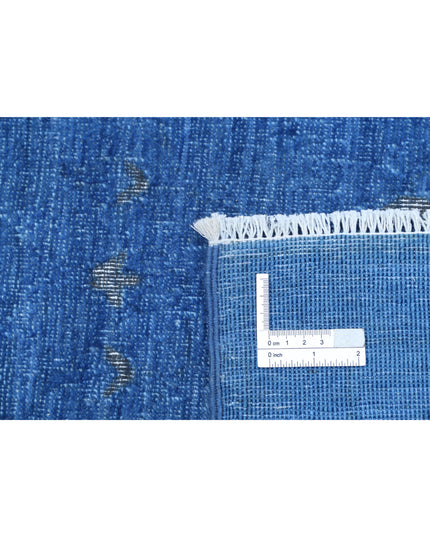 Onyx 8' 0" X 9' 7" Hand Knotted Wool Rug 8' 0" X 9' 7" (244 X 292) / Blue / Wool