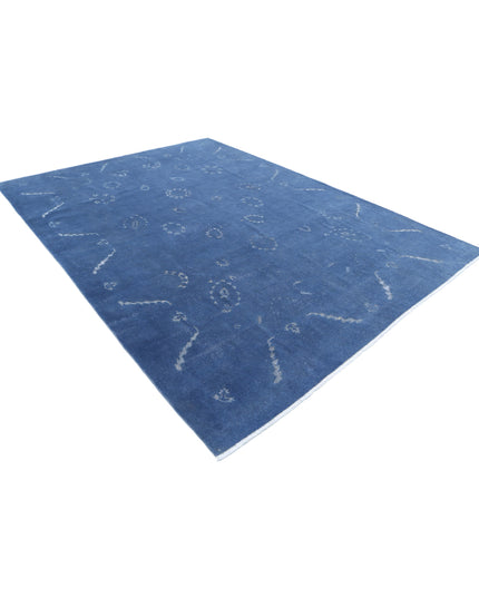 Onyx 8' 7" X 11' 9" Hand Knotted Wool Rug 8' 7" X 11' 9" (262 X 358) / Blue / Wool