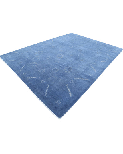 Onyx 8' 7" X 11' 9" Hand Knotted Wool Rug 8' 7" X 11' 9" (262 X 358) / Blue / Wool