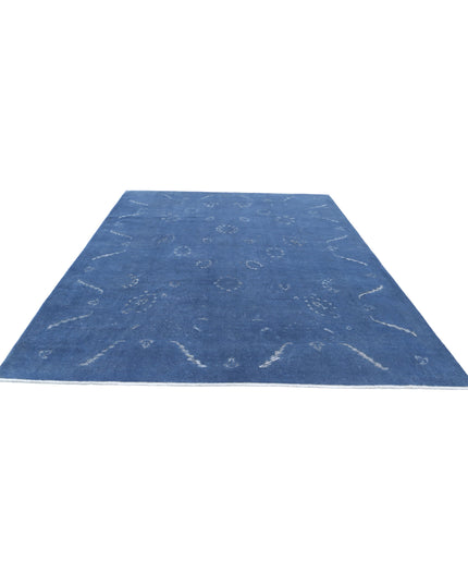 Onyx 8' 7" X 11' 9" Hand Knotted Wool Rug 8' 7" X 11' 9" (262 X 358) / Blue / Wool