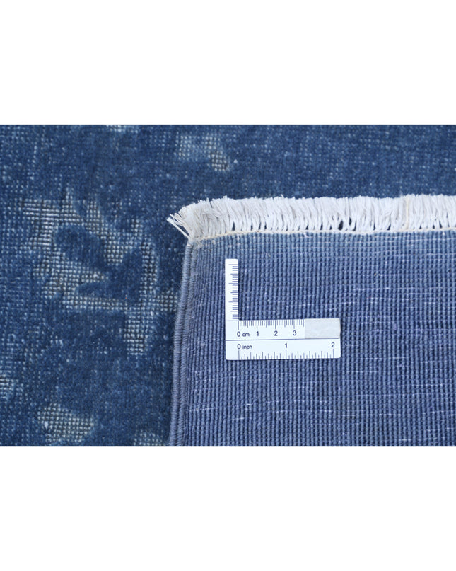 Onyx 8' 7" X 11' 9" Hand Knotted Wool Rug 8' 7" X 11' 9" (262 X 358) / Blue / Wool