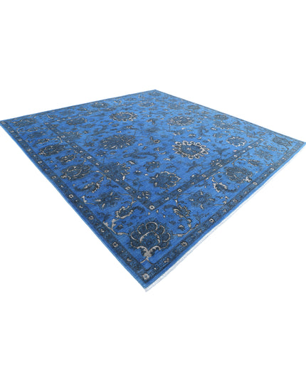 Onyx 11' 4" X 11' 6" Hand Knotted Wool Rug 11' 4" X 11' 6" (345 X 351) / Blue / Wool