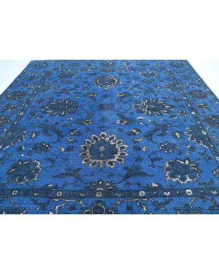 Onyx 11' 4" X 11' 6" Hand Knotted Wool Rug 11' 4" X 11' 6" (345 X 351) / Blue / Wool
