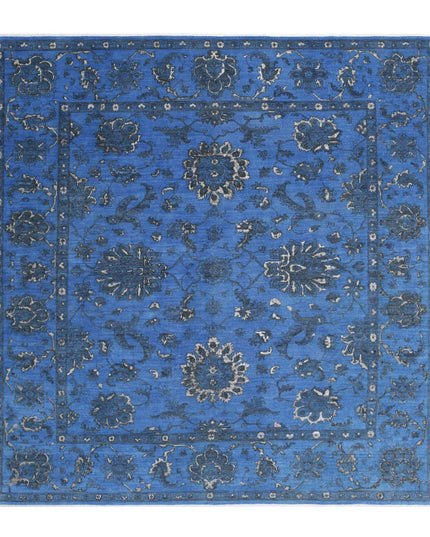 Onyx 11' 4" X 11' 6" Hand Knotted Wool Rug 11' 4" X 11' 6" (345 X 351) / Blue / Wool