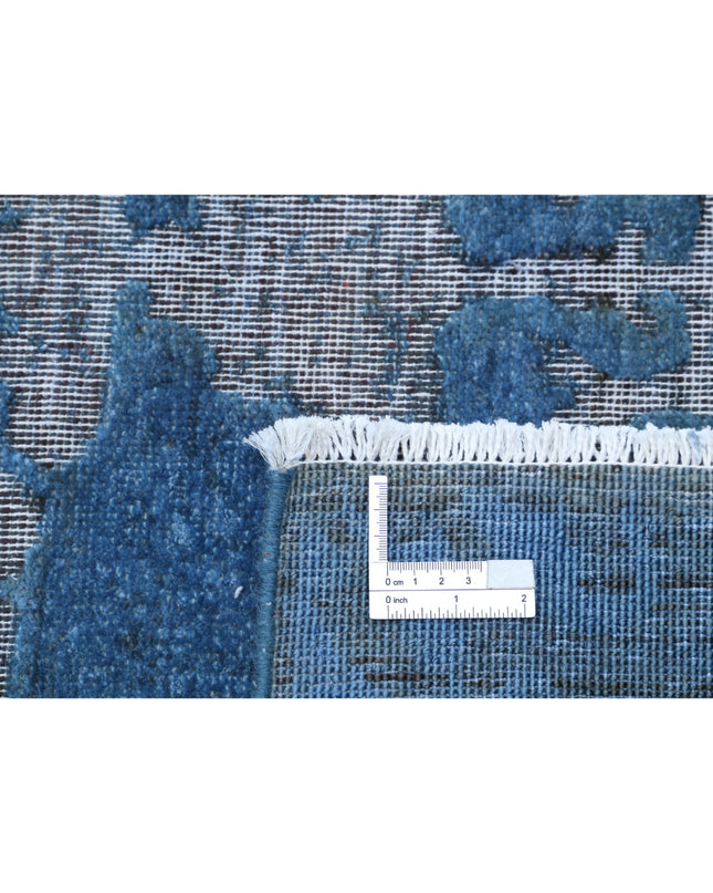 Onyx 8' 10" X 11' 9" Hand Knotted Wool Rug 8' 10" X 11' 9" (269 X 358) / Blue / Wool