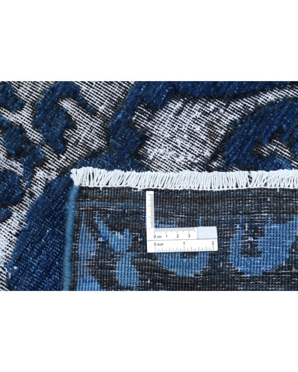 Onyx 9' 7" X 13' 0" Hand Knotted Wool Rug 9' 7" X 13' 0" (292 X 396) / Blue / Wool