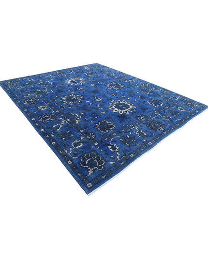 Onyx 9' 9" X 11' 4" Hand Knotted Wool Rug 9' 9" X 11' 4" (297 X 345) / Blue / Wool
