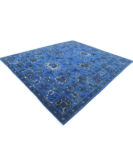 Onyx 9' 9" X 11' 4" Hand Knotted Wool Rug 9' 9" X 11' 4" (297 X 345) / Blue / Wool