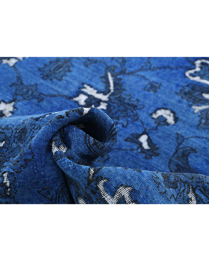 Onyx 9' 9" X 11' 4" Hand Knotted Wool Rug 9' 9" X 11' 4" (297 X 345) / Blue / Wool