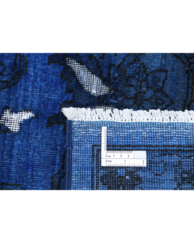 Onyx 9' 9" X 11' 4" Hand Knotted Wool Rug 9' 9" X 11' 4" (297 X 345) / Blue / Wool