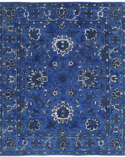 Onyx 9' 9" X 11' 4" Hand Knotted Wool Rug 9' 9" X 11' 4" (297 X 345) / Blue / Wool