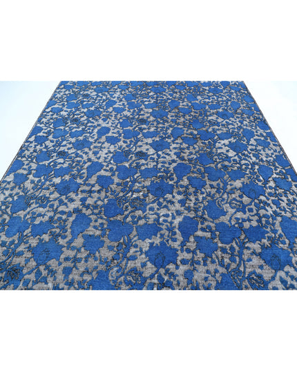 Onyx 8' 0" X 10' 3" Hand Knotted Wool Rug 8' 0" X 10' 3" (244 X 312) / Blue / Wool