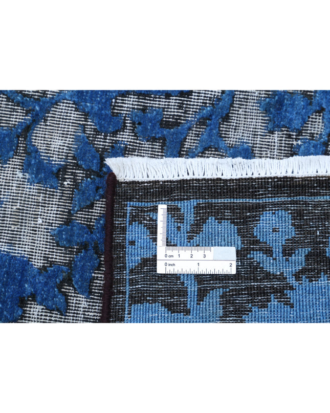 Onyx 8' 0" X 10' 3" Hand Knotted Wool Rug 8' 0" X 10' 3" (244 X 312) / Blue / Wool