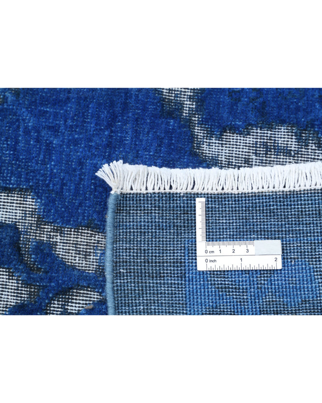 Onyx 7' 11" X 9' 8" Hand Knotted Wool Rug 7' 11" X 9' 8" (241 X 295) / Blue / Wool