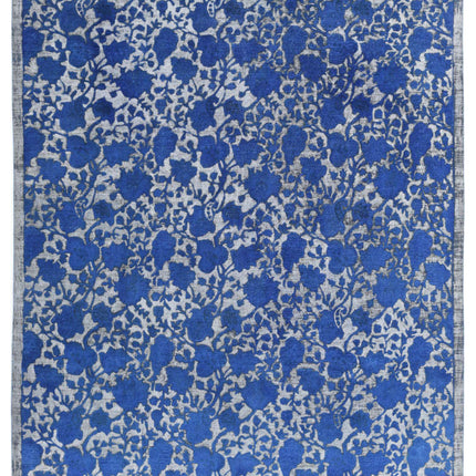 Onyx 7' 11" X 9' 8" Hand Knotted Wool Rug 7' 11" X 9' 8" (241 X 295) / Blue / Wool