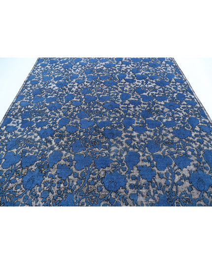 Onyx 8' 1" X 10' 2" Hand Knotted Wool Rug 8' 1" X 10' 2" (246 X 310) / Blue / Wool
