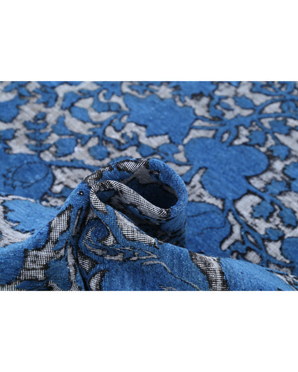 Onyx 8' 1" X 10' 2" Hand Knotted Wool Rug 8' 1" X 10' 2" (246 X 310) / Blue / Wool