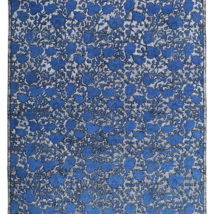 Onyx 8' 1" X 10' 2" Hand Knotted Wool Rug 8' 1" X 10' 2" (246 X 310) / Blue / Wool