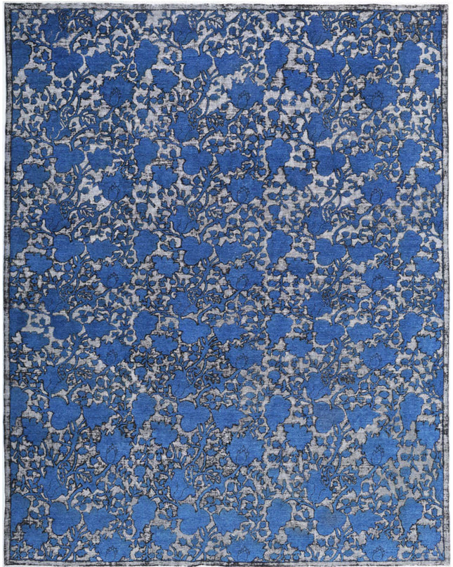 Onyx 8' 1" X 10' 2" Hand Knotted Wool Rug 8' 1" X 10' 2" (246 X 310) / Blue / Wool