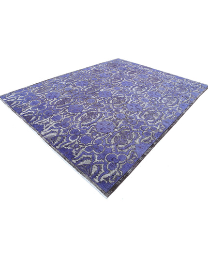 Onyx 8' 9" X 11' 7" Hand Knotted Wool Rug 8' 9" X 11' 7" (267 X 353) / Purple / Wool