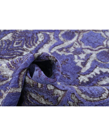 Onyx 8' 9" X 11' 7" Hand Knotted Wool Rug 8' 9" X 11' 7" (267 X 353) / Purple / Wool