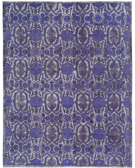 Onyx 8' 9" X 11' 7" Hand Knotted Wool Rug 8' 9" X 11' 7" (267 X 353) / Purple / Wool
