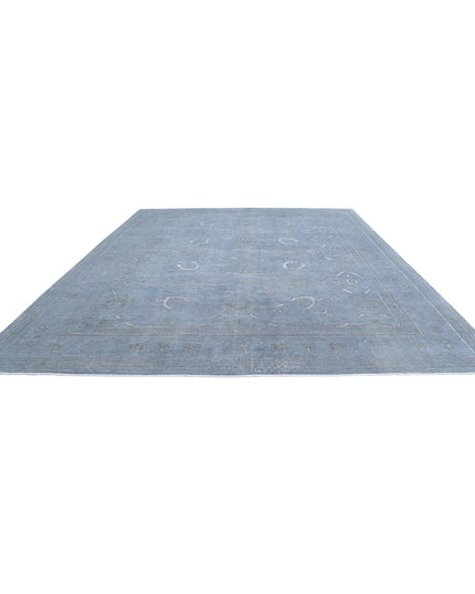 Onyx 12' 10" X 15' 8" Hand Knotted Wool Rug 12' 10" X 15' 8" (391 X 478) / Grey / Wool