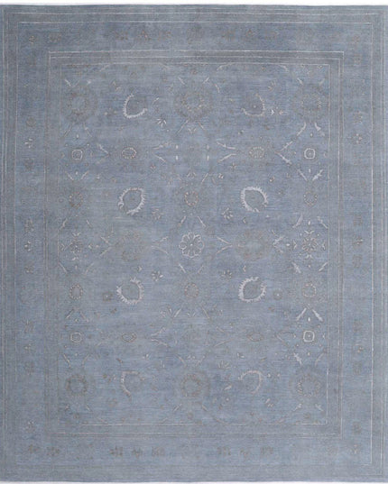 Onyx 12' 10" X 15' 8" Hand Knotted Wool Rug 12' 10" X 15' 8" (391 X 478) / Grey / Wool