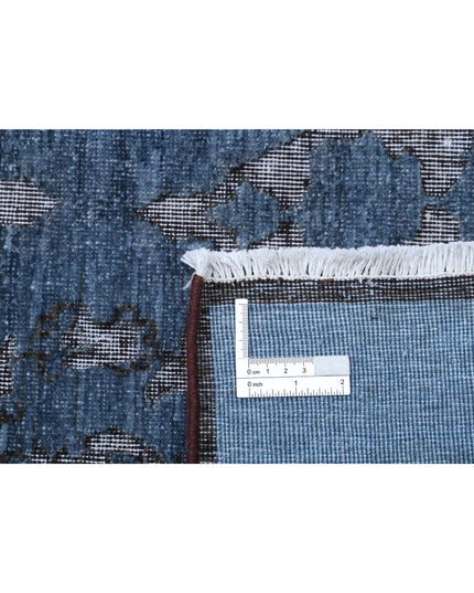 Onyx 7' 10" X 8' 10" Hand Knotted Wool Rug 7' 10" X 8' 10" (239 X 269) / Blue / Wool