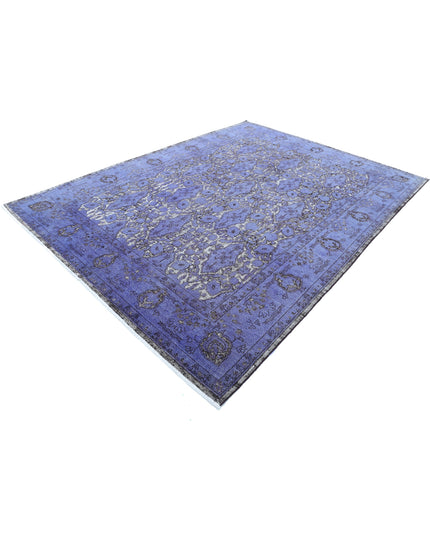 Onyx 7' 10" X 10' 4" Hand Knotted Wool Rug 7' 10" X 10' 4" (239 X 315) / Purple / Wool