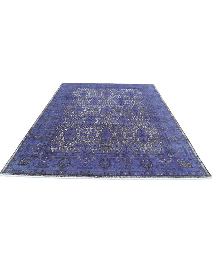 Onyx 7' 10" X 10' 4" Hand Knotted Wool Rug 7' 10" X 10' 4" (239 X 315) / Purple / Wool