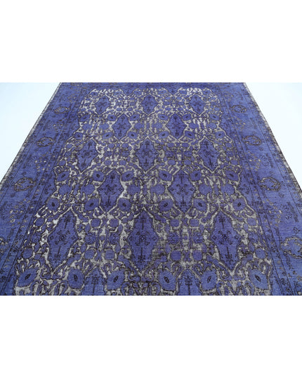 Onyx 7' 10" X 10' 4" Hand Knotted Wool Rug 7' 10" X 10' 4" (239 X 315) / Purple / Wool