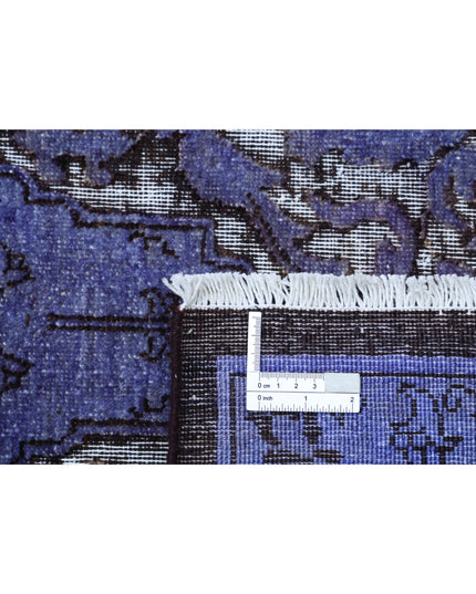 Onyx 7' 10" X 10' 4" Hand Knotted Wool Rug 7' 10" X 10' 4" (239 X 315) / Purple / Wool