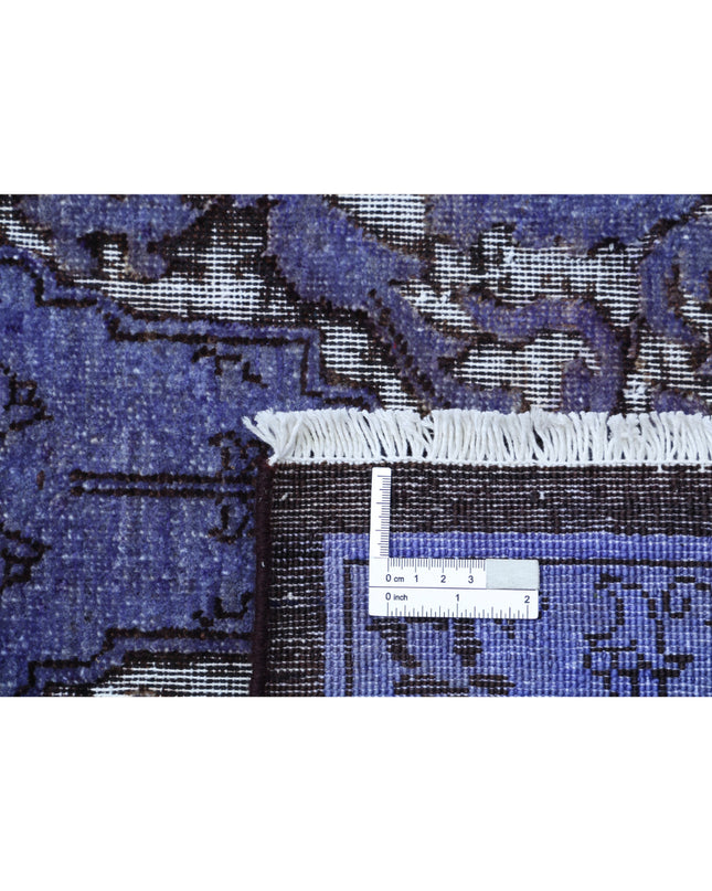 Onyx 7' 10" X 10' 4" Hand Knotted Wool Rug 7' 10" X 10' 4" (239 X 315) / Purple / Wool