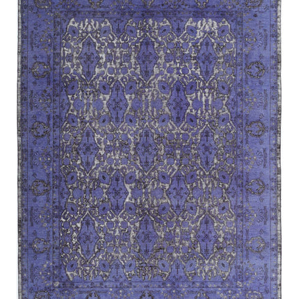 Onyx 7' 10" X 10' 4" Hand Knotted Wool Rug 7' 10" X 10' 4" (239 X 315) / Purple / Wool