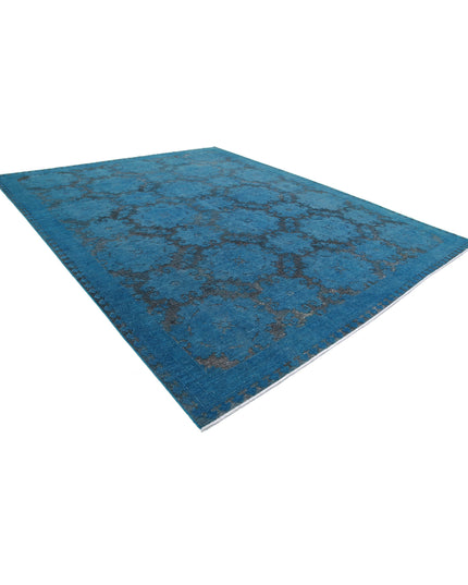 Onyx 11' 10" X 14' 7" Hand Knotted Wool Rug 11' 10" X 14' 7" (361 X 444) / Blue / Wool