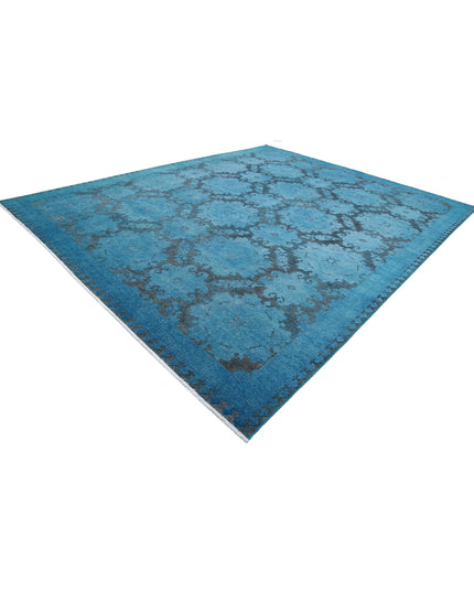 Onyx 11' 10" X 14' 7" Hand Knotted Wool Rug 11' 10" X 14' 7" (361 X 444) / Blue / Wool