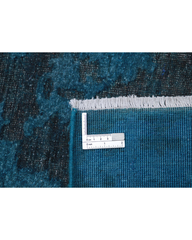 Onyx 11' 10" X 14' 7" Hand Knotted Wool Rug 11' 10" X 14' 7" (361 X 444) / Blue / Wool